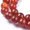 Natural Striped Agate/Banded Agate Beads Strands G-I261-C03-8mm-3