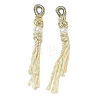 Round Pearl Tassel Big Pendants KK-K236-03G-2