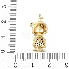 Brass Micro Pave Cubic Zirconia Pendants KK-D258-36G-01-3