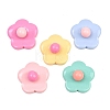 Opaque Resin Cabochons RESI-L051-05-1