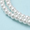 Baking Painted Pearlized Glass Pearl Round Bead Strands X-HY-Q003-4mm-01-4