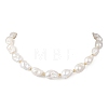 Natural Baroque Pearl Keshi Pearl Beaded Necklaces for Women NJEW-JN05870-2