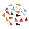 Polycotton(Polyester Cotton) Tassel Pendant Decorations FIND-YW0004-58E-2