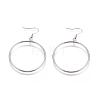 Tarnish Resistant 304 Stainless Steel Dangle Earrings EJEW-L222-14P-1