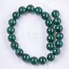Natural Malachite Beads Strands G-S333-8mm-028-2