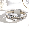 Imitation Leather Mutli-strand Bracelets PW-WG3E9EB-02-1
