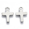 201 Stainless Steel Tiny Cross Charms STAS-R116-080-2