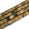 Natural Verdite Stone Beads Strands G-T141-89A-4