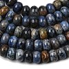 Natural Dumortierite Beads Strands G-A280-A11-01-4