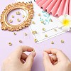 30Pcs 3 Styles 316 Surgical Stainless Steel Rhinestone Spacer Beads STAS-CJ0003-64-4