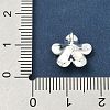 925 Sterling Silver Flower Charms STER-H119-02S-3