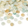 180Pcs 4 Styles Natural White African Opal & Flower Amazonite & Quartz Crystal Beads G-TA0003-14-3