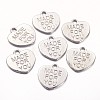 Tibetan Style Alloy Charms X-TIBEP-A9694-P-RS-1