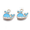 Alloy Enamel Charms X-ENAM-S115-037D-1