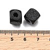 Spray Painted Wooden Beads WOOD-P021-01C-29-3