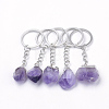 Natural Amethyst Keychain KEYC-S252-12-1