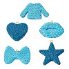 5Pcs 5 Styles Handmade Polymer Clay Pendants RB-BT0001-05B-2