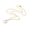 Plated Natural Baroque Pearl Keshi Pearl Beads Jewelry Sets SJEW-JS00977-2
