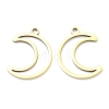 Ion Plating(IP) 316L Surgical Stainless Steel Pendants STAS-Q247-04G-1