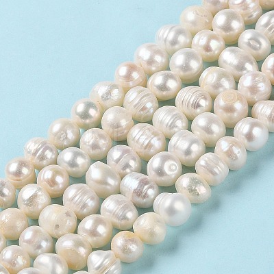 Natural Cultured Freshwater Pearl Beads Strands PEAR-E018-14-1