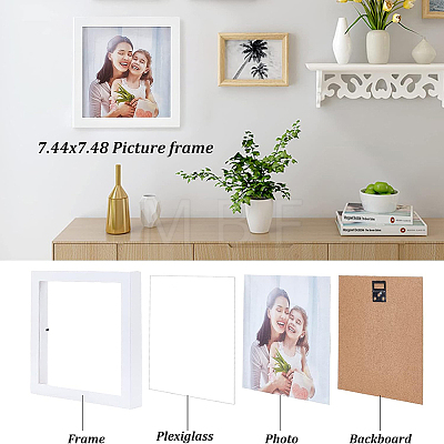 Wood Picture Frame DIY-WH0162-59A-1