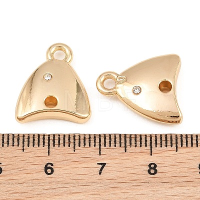 Alloy with Crystal Rhinestone Pendants RB-CBA83D5-18G-1