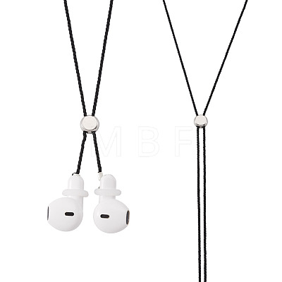 2Pcs Polyester Earphone Cord Straps HJEW-TAC0167-1