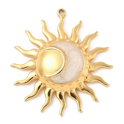 304 Stainless Steel Pendants LS-STAS-F319-08G-02-1