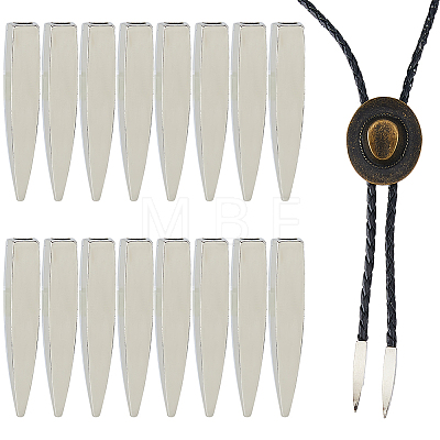 16Pcs Zinc Alloy Cord End FIND-FH0018-03P-1