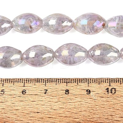 Handmade Lampwork Beads Strands LAMP-N037-04E-1
