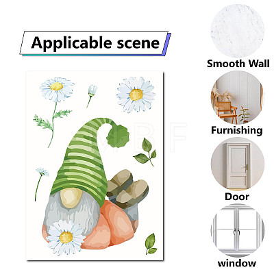 8 Sheets 8 Styles PVC Waterproof Wall Stickers DIY-WH0345-057-1