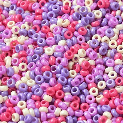 Baking Paint Glass Seed Beads SEED-P006-03A-36-1