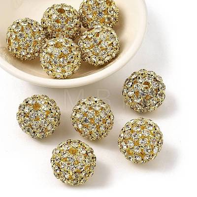 Brass Rhinestone Beads RSB082-NFG-1