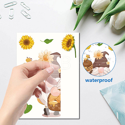 8 Sheets 8 Styles PVC Waterproof Wall Stickers DIY-WH0345-039-1