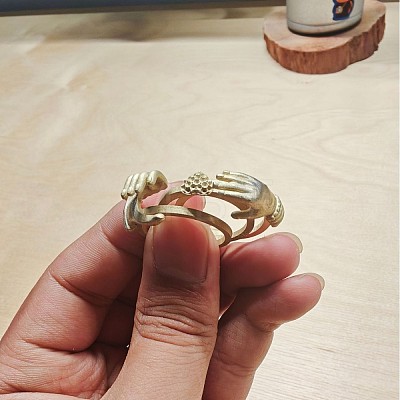 3Pcs Zinc Alloy Finger Rings FS-WG7A35B-06-1