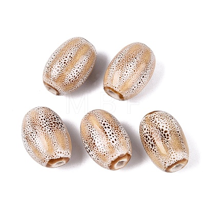 Vintage Handmade Porcelain Beads PORC-Q006-10B-1