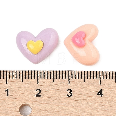 Opaque Resin Cabochons CRES-M037-02-1