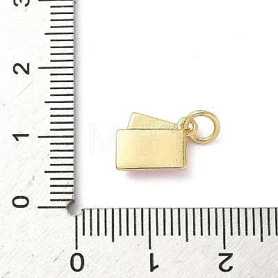 Brass Enamel Charms KK-A273-08G-02-1