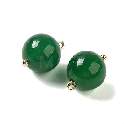 Natural Green Onyx Agate(Dyed & Heated) Sphere Charms G-G110-01G-03-1