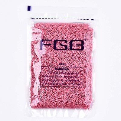 11/0 Grade A Baking Paint Glass Seed Beads SEED-S030-1034-1