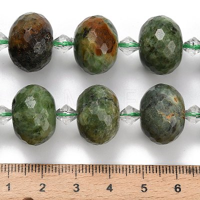Natural Green Opal Beads Strands G-L642-I06-18x13mm-1