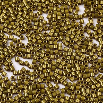 11/0 Grade A Baking Paint Glass Seed Beads SEED-S030-1046-1