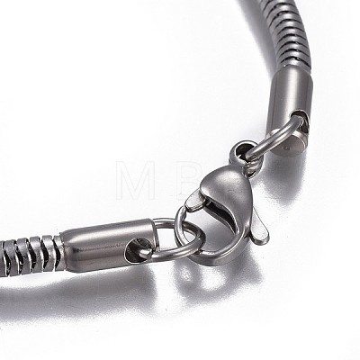 304 Stainless Steel Bracelet Making MAK-P012-01P-1