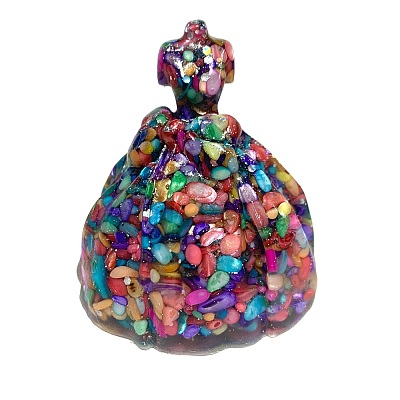 Resin Dress Display Decoration PW-WG3CB82-09-1