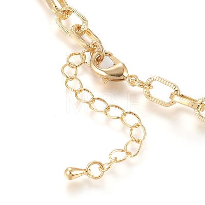 Brass Cable Chains Necklaces NJEW-I235-03G-1
