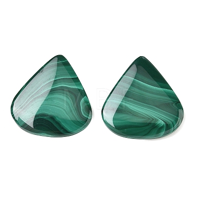 Natural Malachite Cabochons GG-CBA78D8-02-1