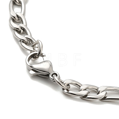 304 Stainless Steel Enamel Pendant Necklaces for Women Men NJEW-G123-08P-1