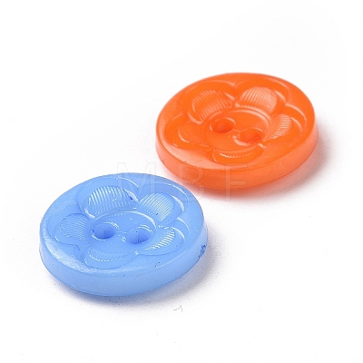 Acrylic Sewing Buttons for Clothes Design BUTT-E083-F-M-1