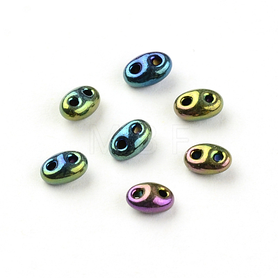 2-Hole Seed Beads X-GLAA-R159-605-1