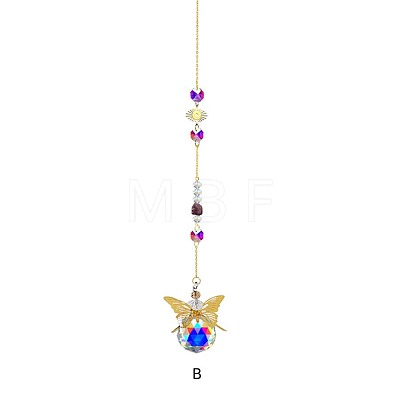 Crystal Glass Sun Catcher Pendant PW-WGCFB40-02-1